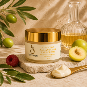 Radient and glow face cream Vitamin C + E + K